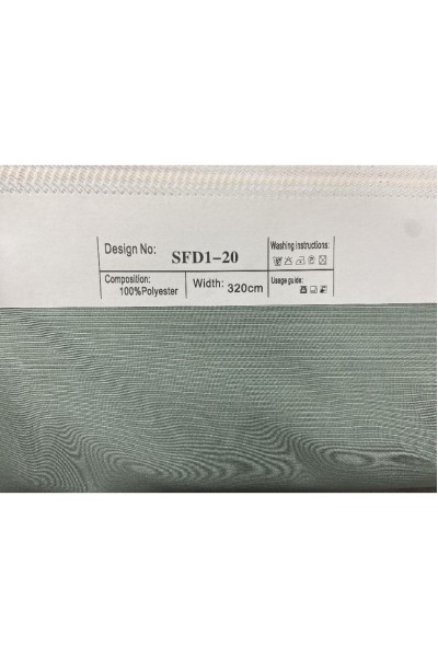 SFD1-20   薄荷綠   width：320cm    100%polyester 正面照